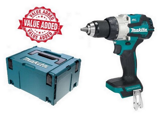 MAKITA DHP489Z 18V LXT BRUSHLESS COMBI HAMMER DRILL (BODY ONLY) + FREE TYPE 3 CASE 