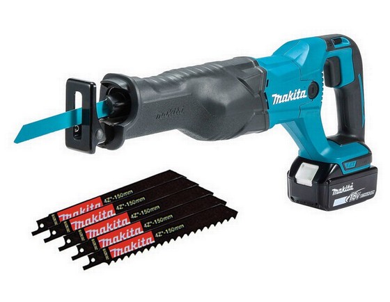 MAKITA DJR186Z 18V RECIPROCATING SAW (BODY ONLY) + Free Blades