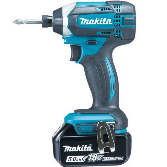MAKITA DTD152RTJ 18V IMPACT DRIVER WITH 2X 5.0AH LI-ION BATTERIES SUPPLIED IN MAKPAC CASE