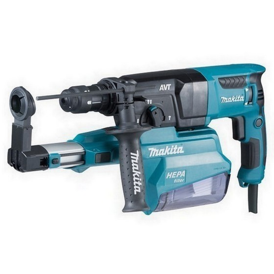 Makita Hr2651 Avt Sds+ Hammer Drill With Dust Extraction 240v Anglia