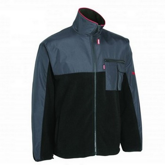 MAKITA MW118 WORK FLEECE BLACK SIZE LARGE