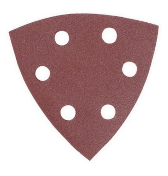 MAKITA P-33255 PACK OF 10 94MM DELTA SANDING SHEETS 40 GRIT (RED)