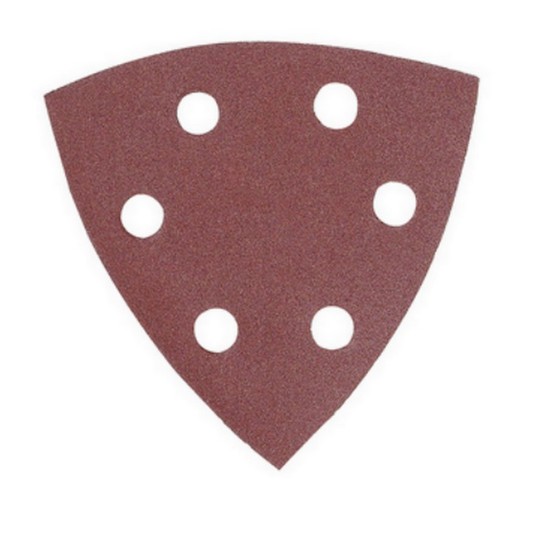 MAKITA P-33277 PACK OF 10 94MM DELTA SANDING SHEETS 80 GRIT (RED)