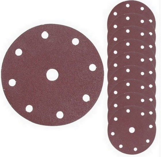 MAKITA P-37524 VELCRO BACKED SANDING DISCS 180 GRIT 150MM (10 PACK)