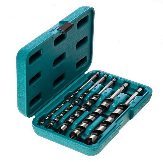 MAKITA P-46464 PERFORMANCE AUGER WOOD BIT ASSORTED SET 200MM (5 PIECE)