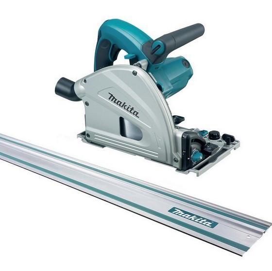 MAKITA SP6000J1 165MM CIRCULAR PLUNGE SAW 110V WITH 1.5M GUIDE RAIL