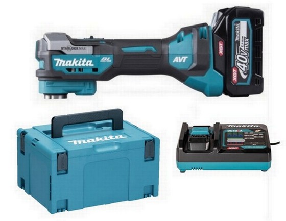 MAKITA TM001GZ02 40V MAX XGT MULTI TOOL BODY ONLY (SUPPLIED IN MAKPAK CARRY CASE WITH FREE BATTERY & CHARGER)