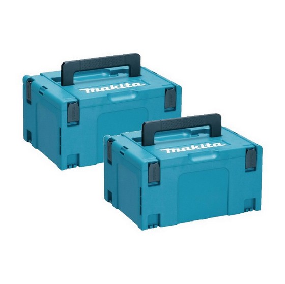 MAKITA TYPE 3 CONNECTOR CASE TWIN PACK
