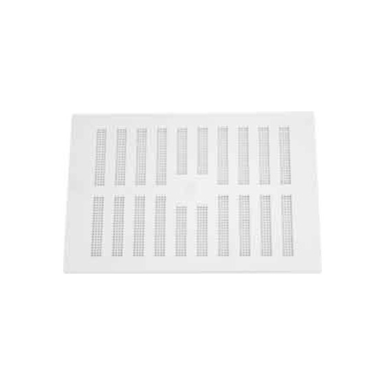 MAP HARDWARE 906-02 ADJUSTABLE HIT AND MISS VENT WITH FLYSCREEN 152X229MM WHITE 