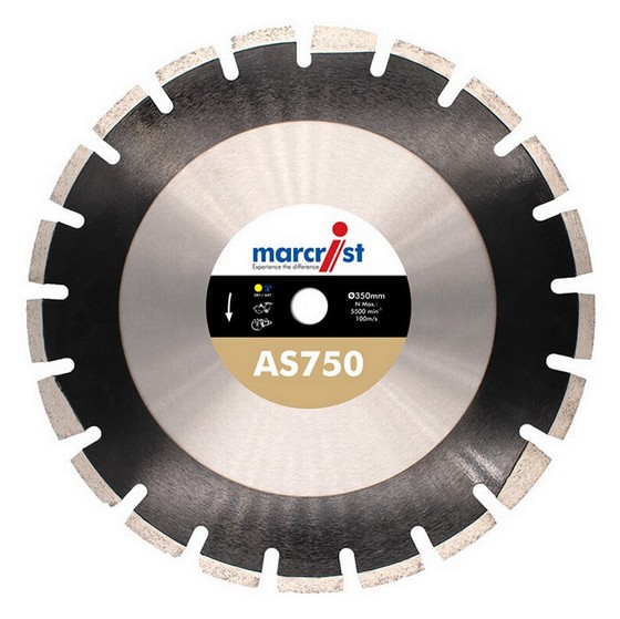 MARCRIST AS750 300MM X 25MM ASPHALT DIAMOND BLADE