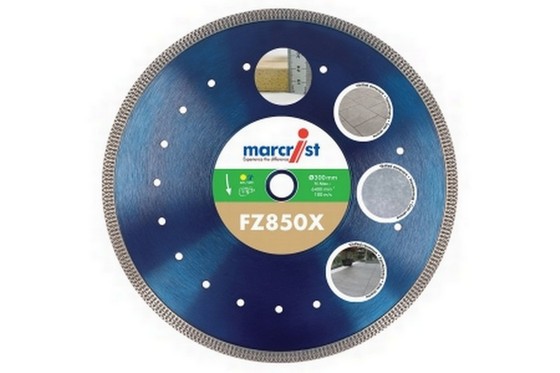 MARCRIST FZ850 300 X 20MM DIAMOND CUTTING BLADE FOR VITRIFIED 1843.0300.20