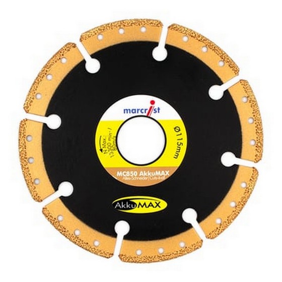 MARCRIST MC850 115 X 22.2MM AKKU MAX DIAMOND BLADE FLANGED 1852.0115.22