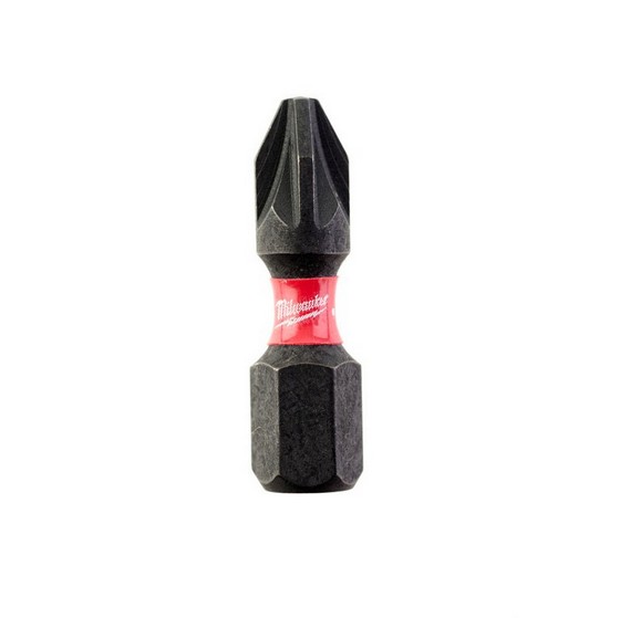 MILWAUKEE 4932430864 SHOCKWAVE POZI SCREWDRIVER BITS PZ2X25MM (PACK OF 25)