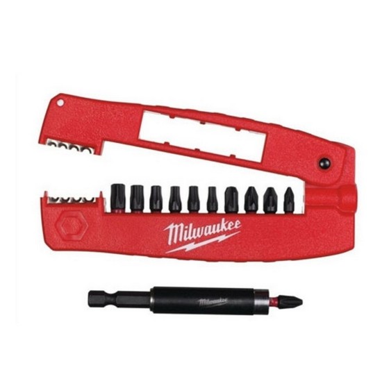MILWAUKEE 4932430910 12 PIECE SHOCKWAVE IMPACT DUTY DRIVE GUIDE SET