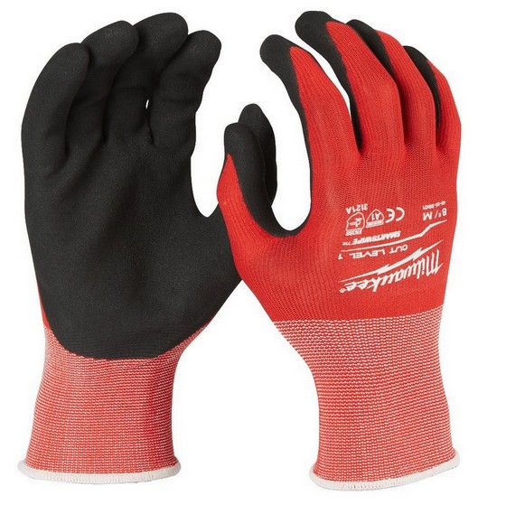MILWAUKEE 4932471417 CUT LEVEL 1 DIPPED GLOVES LARGE