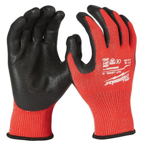 MILWAUKEE 4932471421 CUT LEVEL 3 DIPPED GLOVES LARGE