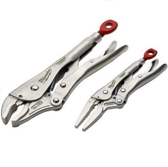 Milwaukee 4932471600 2 Piece Locking Plier Set Anglia Tool Centre