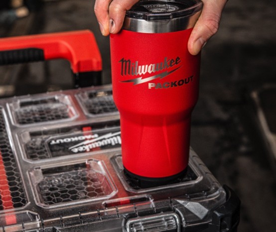 MILWAUKEE 4932479074 PACKOUT TUMBLER 591ml RED 