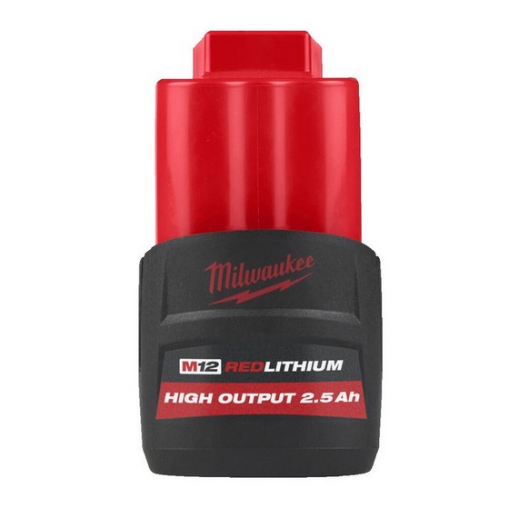 MILWAUKEE M12 HB2.5 12V HIGH OUTPUT BATTERY 