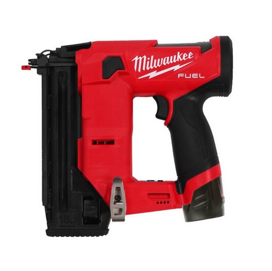 MILWAUKEE M12FCN18GS-202X 18GA STRAIGHT NAILER 2X 2ah BATTERIES