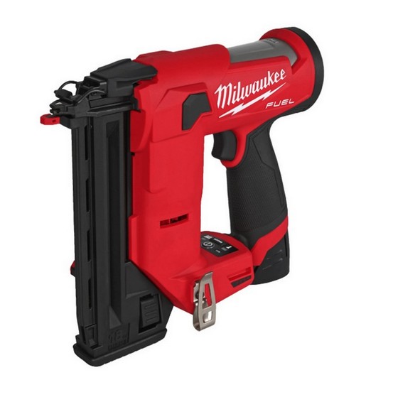 MILWAUKEE M12FCN18GS-202X 18GA STRAIGHT NAILER 2X 2ah BATTERIES