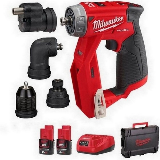 Milwaukee M12fddxkit202x 12v Brushless 4in1 Drill Driver With 2x 2