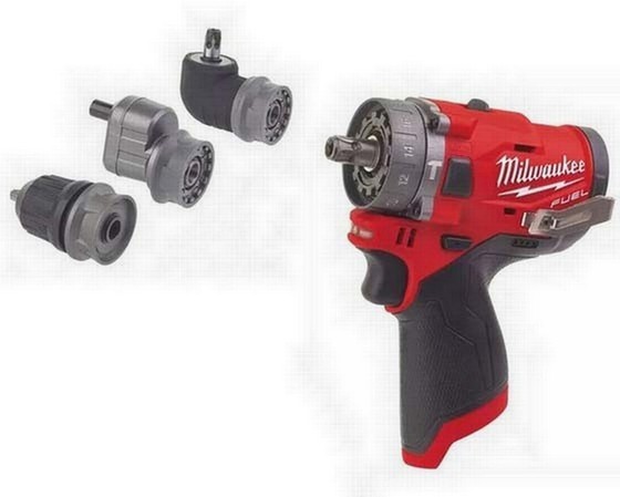 MILWAUKEE M12FPDXKIT-0X BRUSHLESS 4-IN-1 COMBI HAMMER DRILL (BODY ONLY)