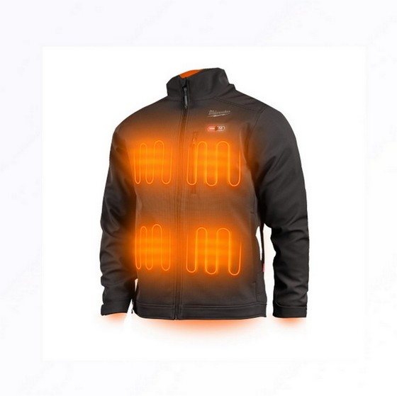 MILWAUKEE M12HJBL5-0 BLACK HEATED JACKET (Bare Unit) (Extra Extra Large)