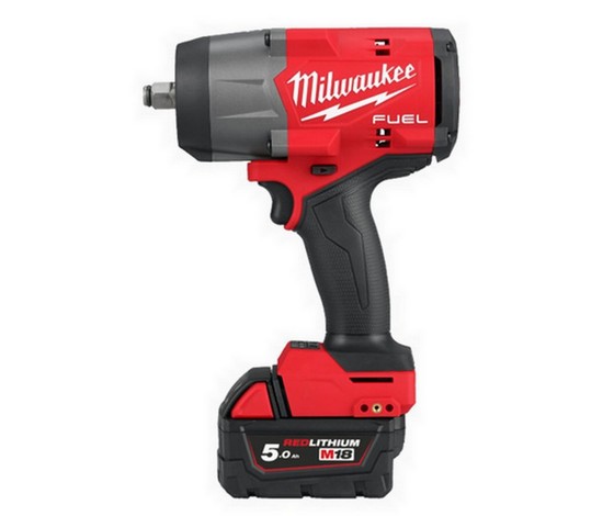 MILWAUKEE M18FHIW2F12-503X 18v BRUSHLESS HI IMPACT WRENCH 3 X 5.0AH BATTERY AND CHARGER
