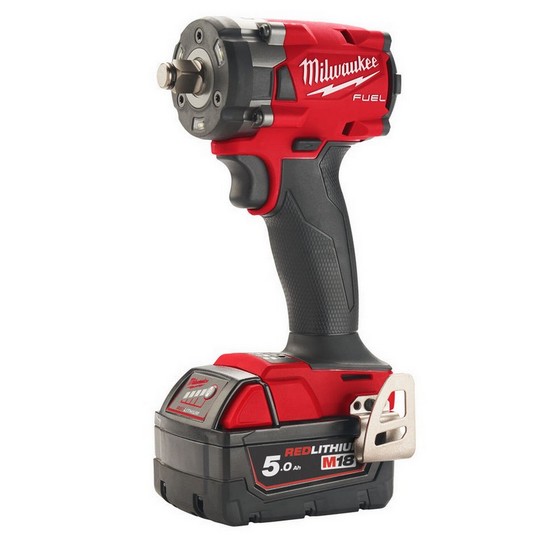 MILWAUKEE M18FIW2F12-502X 18V BRUSHLESS 1/2 INCH COMPACT IMPACT WRENCH WITH 2 x 5.0ah LI-ION BATTERIES