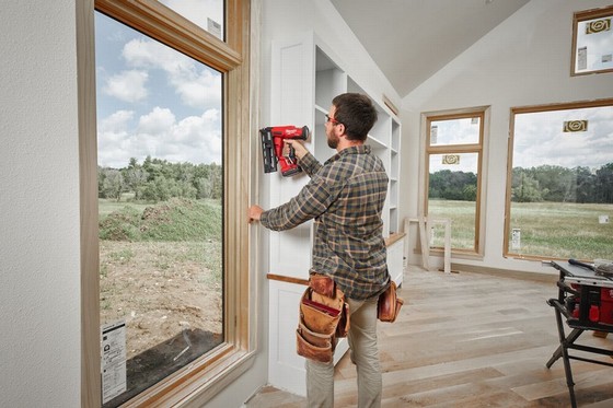 MILWAUKEE M18FN16GA-202X 18V BRUSHLESS 16 GAUGE ANGLED FINISH NAILER 2 X 2.0AH LI-ION BATTERIES 