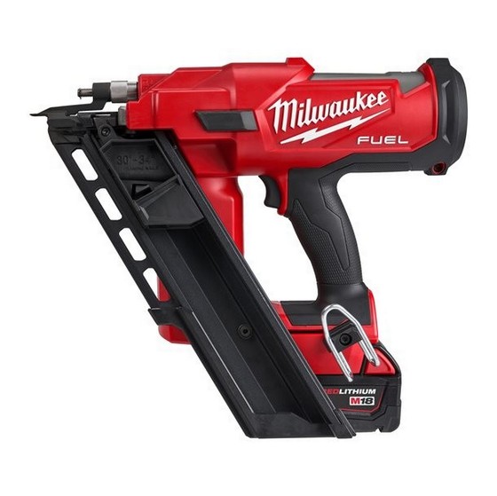 MILWAUKEE M18FPP2BE-522B 18V NAILER TWIN PACK WITH 1 X 5.0AH & 1 X 2.0AH BATTERIES