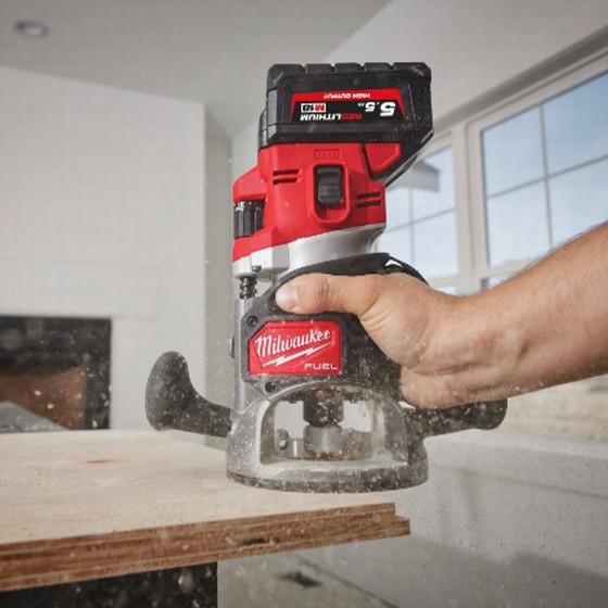 MILWAUKEE M18FR12-OX 18v BRUSHLESS 12mm ROUTER (BODY ONLY) SUPPLIED IN CARRY CASE