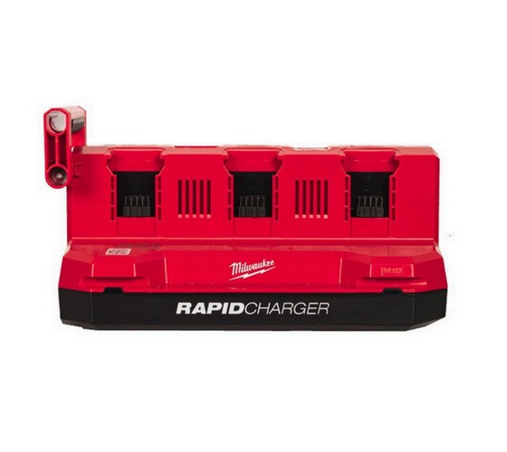 MILWAUKEE M18MPC6 18V MOBILE RATED PACKOUT 6 BAY CHARGER
