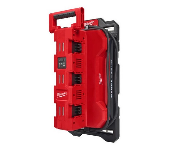 MILWAUKEE M18MPC6 18V MOBILE RATED PACKOUT 6 BAY CHARGER