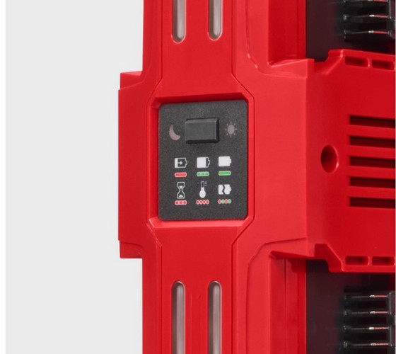 MILWAUKEE M18MPC6 18V MOBILE RATED PACKOUT 6 BAY CHARGER