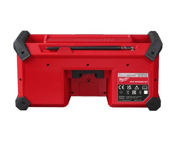MILWAUKEE M18RADDAB+G2-0 JOBSITE RADIO DAB+ BODY ONLY 4933492345