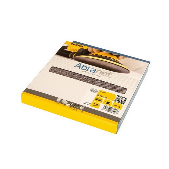 MIRKA 150MM ABRANET SANDING DISCS P80 (PACK OF 10)
