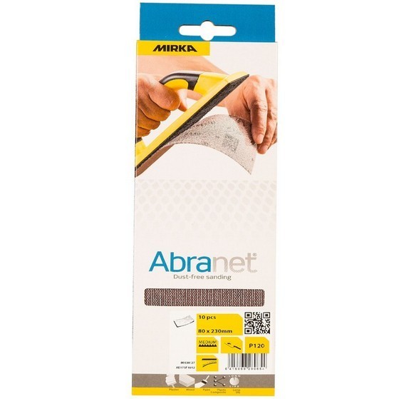 MIRKA ABRANET HANDY STRIPS P180 80 X 230MM (PACK OF 10)