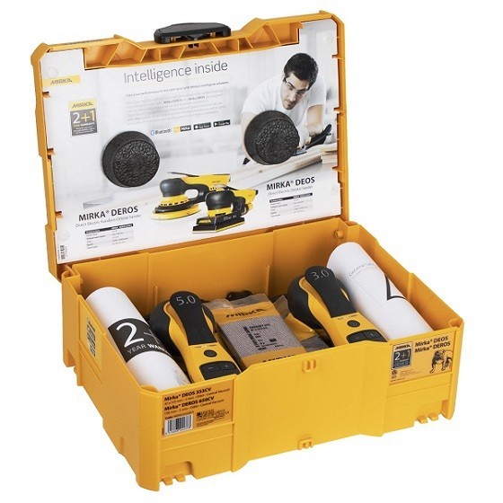 Mirka Deros 650cv \u0026 Deos 353cv Sanders 