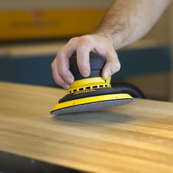 Mirka Deros Sander Deco Kit 240v With 50 Sanding Discs Supplied In