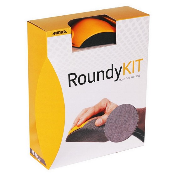 MIRKA KIT00ROUND ROUNDY KIT DUST FREE HAND SANDER