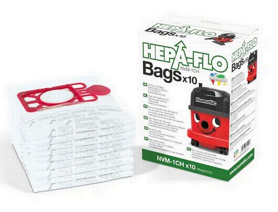 NUMATIC HENRY HEPAFLO FILTER BAGS (PACK OF 10)