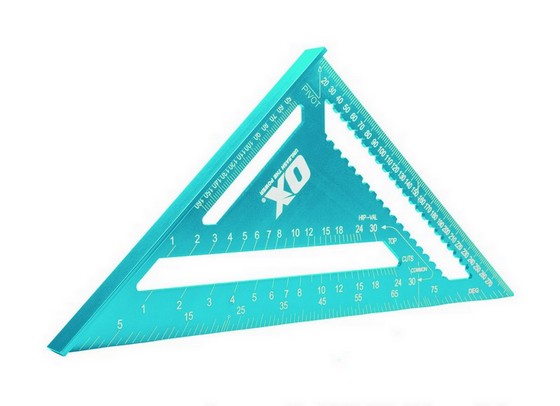 OX-P506530 PRO ALUMINIUM RAFTER SQUARE METRIC 300mm