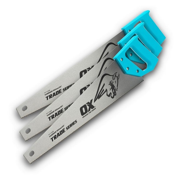OX T133703 TRADE HAND SAW TRIPLE PACK 22 INCH / 550MM