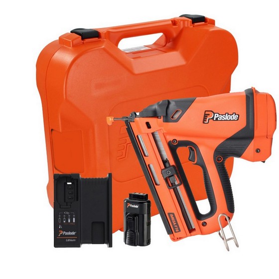 PASLODE 916275 IM65A 2ND FIX LI-ION ANGLED BRAD NAILER WITH BATTERY 