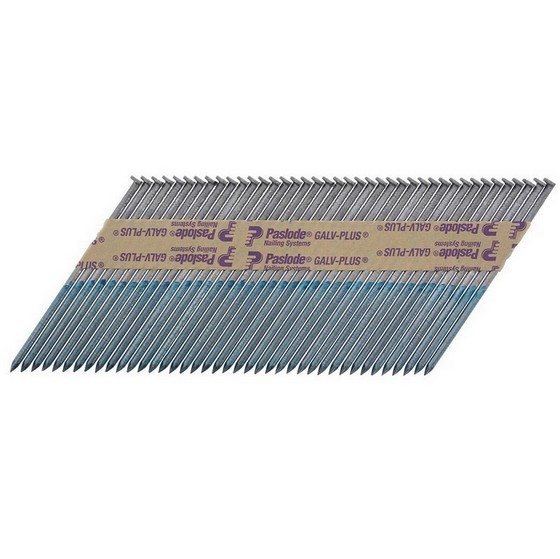 PASLODE GALV PLUS SMOOTH NAILS & 2 FUEL CELLS FOR IM350 90 x 3.1mm (BOX 2200) 141234