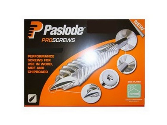 PASLODE QUATTRO WOODSCREWS ZINC PLATED 3.5X30mm BOX OF 500