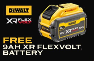 DEWALT DCV586MT2-GB 54V FLEXVOLT M-CLASS DUST EXTRACTOR WITH 2X 6.0AH LI-ION BATTERIES