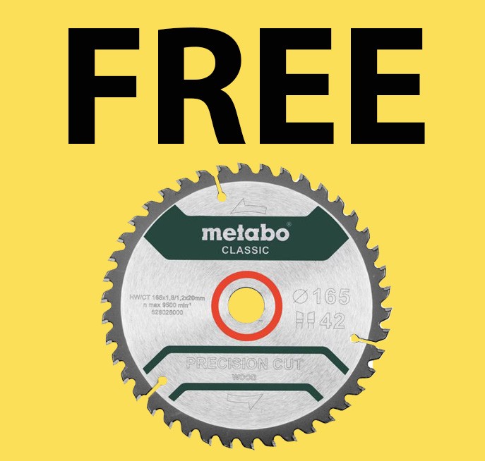 METABO KGS216M 216mm SLIDE CROSSCUT MITRE SAW 240V + 2ND BLADE FREE OF CHARGE